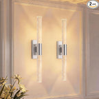 camuucci Battery Operated Wall Sconces Set of 2 Rechargeable Battery Powered by CAMUUCCIWALLSCONCES