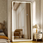 76"x34" LED Full Length Mirror – Standing Floor Mirror by Unknown
