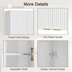 ChooChoo Bathroom Wall Cabinet, Kitchen Storage Cupboard Cabinet - Image 5