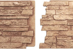 EverStone Acadia Ledge Faux Stone Panel, Wheat Field Color - Image 8
