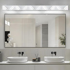 IZORRO LED Modern Bathroom Lights Fixtures, Matte White Acrylic Wall Lighting - Image 7