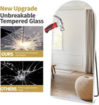 Dewfig Arched Full Length Mirror, Oversized Full Body Mirrors - Image 6