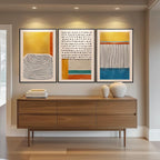 Large Framed Colorful Abstract Wall Art - Image 2