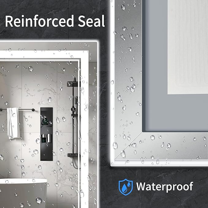 36"x32" LED Bathroom Mirror - Image 5