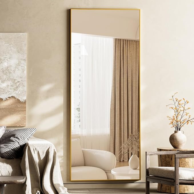 Koonmi 65"x24" Floor Mirror Full Length, Bedroom Floor Body Mirror - Image 6