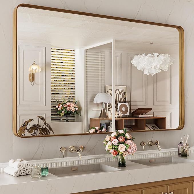 LOAAO 60X28 Inch Bathroom Mirror - Image 3