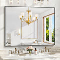 KOCUUY Black Mirror, HD Tempered Glass, Anti-Rust Frame, Modern Design by KOCUUY