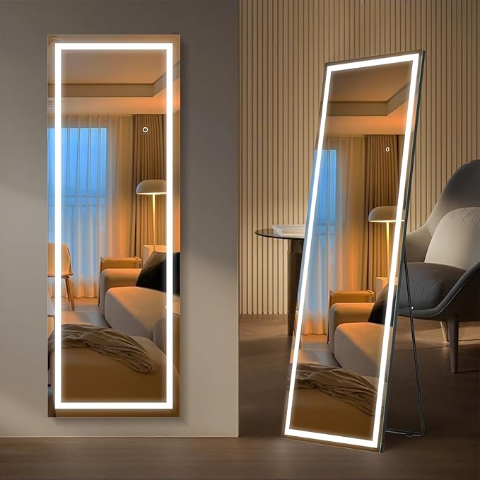 Kosmonia 56"x18" Full Length LED Mirror - Image 2