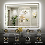 Briivue 84x40 Inch LED Bathroom Mirror - Image 2