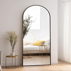 Floor Length Mirror, Wall Mounted Mirrors, Arched-Top Body Mirror - Image 2