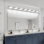 SineRise LED Modern Bathroom Vanity Light Fixtures, Brushed Nickel Modern - Image 7