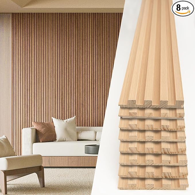 Art3d Slat Wood Wall Paneling by Art3d