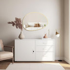 WallBeyond Irregular Wall Mirror, Asymmetrical Mirror Wall Mounted - Image 4