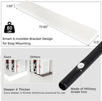 Venusmiles Floating Shelves for Wall 71 inch Long, Engineered Wood Large Wall - Image 3