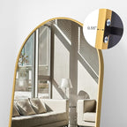 Full Length Mirror, Oversized Standing Mirror, Hanging or Leaning Against Wall - Image 5