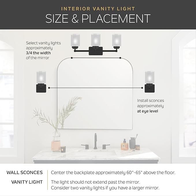 Kichler 36" 5-Light Vanity Bath Light in Tannery Bronze Powder Finish, Modern - Image 3