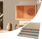 AKUMAX 4 Pack Acoustic Panels, Wood Slat by AKUMAXWOODWALLPANELS
