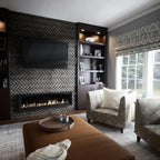 EverStone Herringbone Faux Brick Panel, 46 1/2"W x 25 1/4"H x 1"D, Ash Color - Image 11