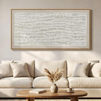 Large Framed Neutral Abstract Wall Art by Cuspin