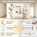 Irregular Full Length Mirror, Large Asymmetrical Wall Mirrors - Image 4