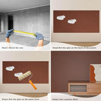 3D Wall Panels - 4PCS 47.2"x23.6" Faux Stone Wall Covering - MCM Modified Clay - Image 5