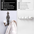 Indian Shelf Pack of 12 Heavy Duty Double Hooks - Image 5