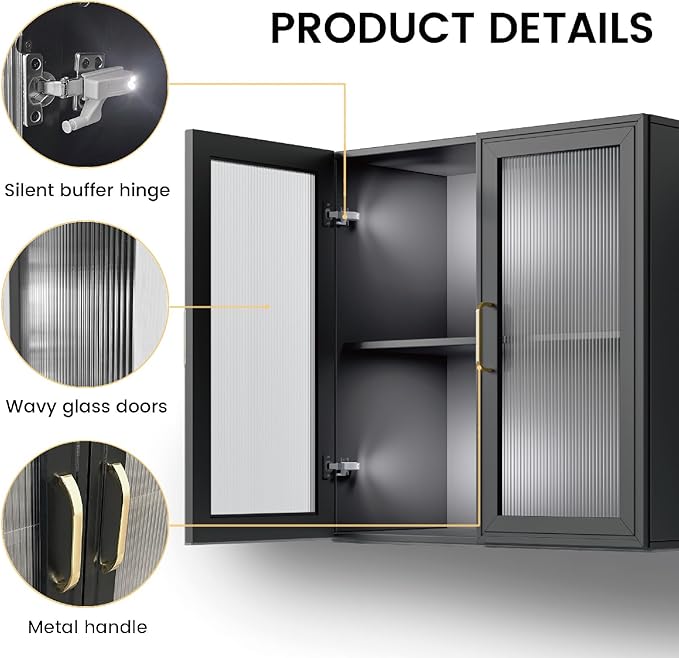 Furnaza LED Wall Storage Cabinets - Image 5