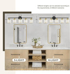 Crystal Bathroom Light Fixtures, Bathroom Lighting Fixtures Over Mirror - Image 3