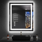 LOAAO 24"X32" LED Bathroom Mirror by LOAAO