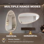 Led Full Body Mirror, Frameless Hanging Dressing Mirrors - Image 7