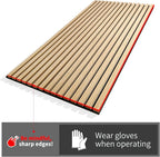 Art3d 4-Piece Wood Slat Acoustic Panels - Image 8