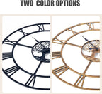 40 Inch Large Wall Clock for Living Room – Bronze Metal Clock - Image 7
