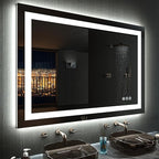 LOAAO 48"X40" LED Bathroom Mirror by LOAAO
