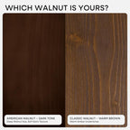 Homeforia Classic Walnut 24 inch Floating Shelf, High End Solid Real Wood Small - Image 7