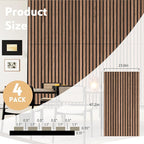 RITOLLO 4 Pack Wood Panels for Wall - Image 2