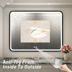 40X30 Inch Black Bathroom Mirror - Image 6