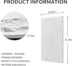 3D Faux Stone Wall Panels, Lightweight & Waterproof Accent Marble Stone Skin - Image 2