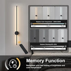 Battery Operated Modern Wall Sconces, Dimmable Wireless Wall Light Set of Two - Image 5