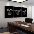 Gift for Boss, Framed Canvas Wall Art Success Quote, Office Wall Art, Positive - Image 3