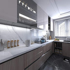Large White Marble Granite Wallpaper Peel Stick Thicken 31.5x591inch Waterproof - Image 2