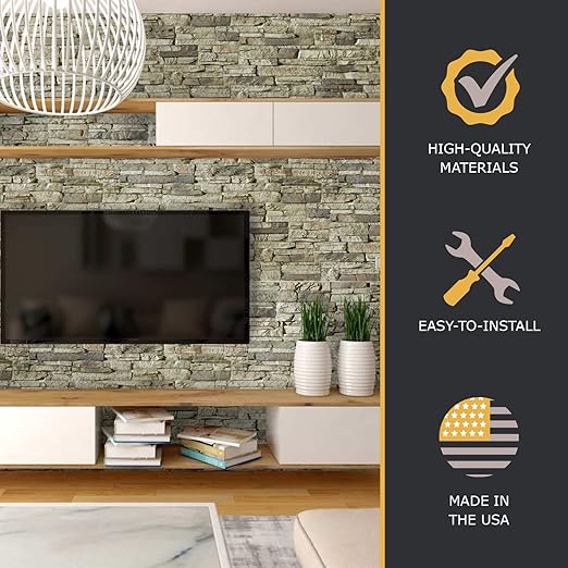 AZ Faux High-Density Polyurethane Faux Stone Wall Covering Panels - Image 5