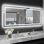 LOAAO 72X32 LED Bathroom Mirror by LOAAO