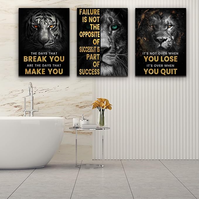 Motivational Wall Decor Art Inspirational Canvas Poster Print Inspiring Quotes - Image 5