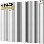 TONOR Dual-Layer Thickened Acoustic Wall Panels Self Adhesive, 4 Pack by TONOR