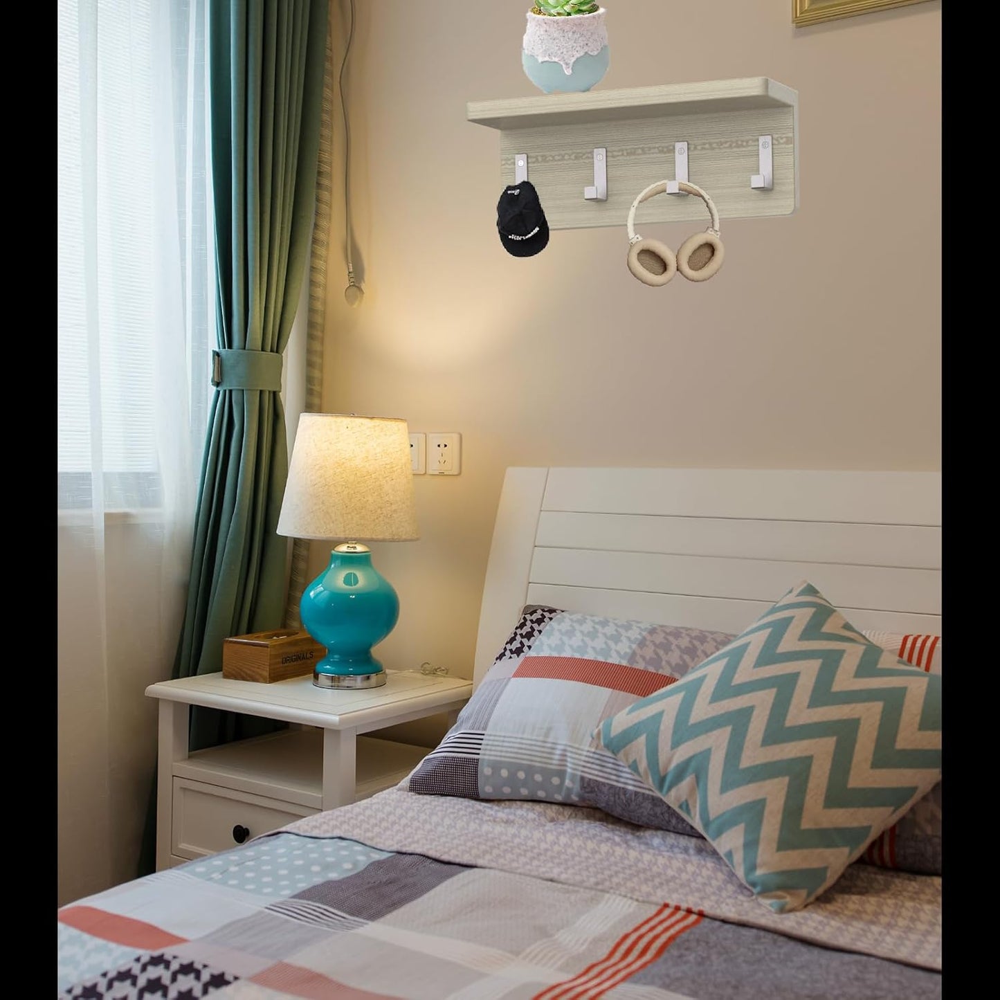 Hooks for Hanging Stainless Steel Heavy Duty Coat Hook Wall Hooks Robe Hanger Hooks Hanging Hat Key Holder for Towel, Bag Indoor Outdoor (Silver-Square, 2.5x1.3inch,8pcs) (-Square, 2.5x1.3)