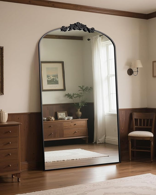 Antok Arched Full Length Mirror, Full Body Mirrors - Image 2