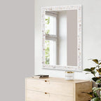 Tanmicoshomy Brown Shell Framed Rectangular Wall Mirrors - Image 6