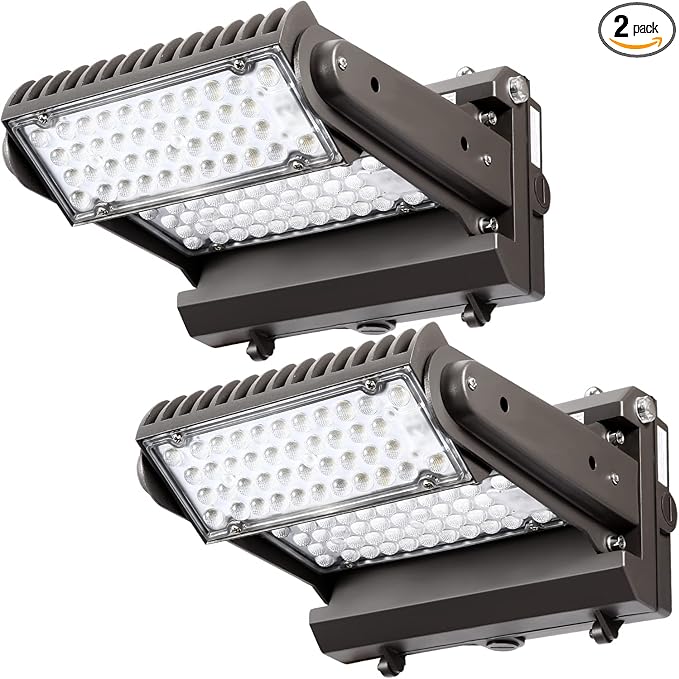 Dusk to Dawn 150W Rotatable LED Wall Pack Light, 5000K 21000LM 800-1000W by LEDLightingManufacturer
