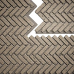 EverStone Herringbone Faux Brick Panel, 46 1/2"W x 25 1/4"H x 1"D, Adobe Color - Image 9