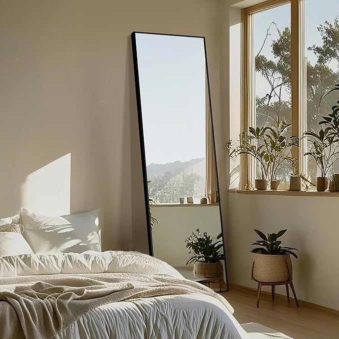 Delma Full Length Standing Mirror, Large Floor Mirror - Image 3